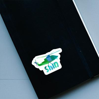 Shin Sticker Helicopter Shin Sticker Helicopter Image