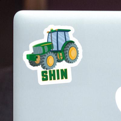 Shin Sticker Tractor Laptop Shin Sticker Tractor Laptop Image