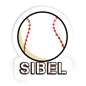 Sibel Sticker Baseball Ball Image