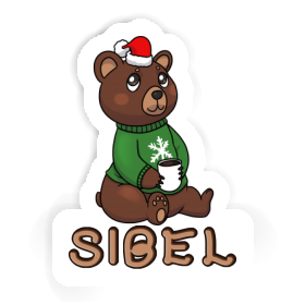 Sibel Sticker Christmas Bear Image