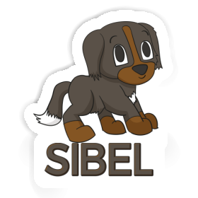 Sibel Autocollant Chien de bouvier Image