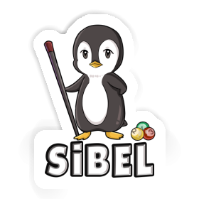 Sticker Sibel Billiards Player Image