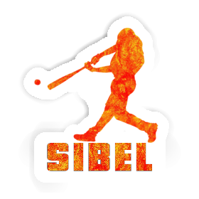 Sticker Baseball Player Sibel Image