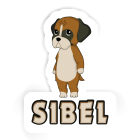 Sibel Autocollant German Boxer Image