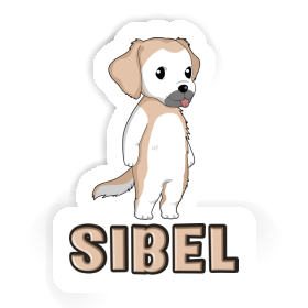 Autocollant Golden Retriever Sibel Image