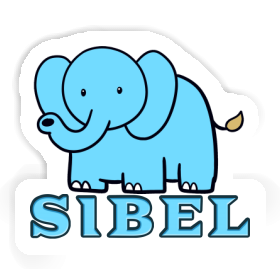 Sticker Sibel Elephant Image