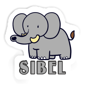 Sibel Sticker Elephant Image