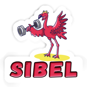 Weight Lifter Sticker Sibel Image