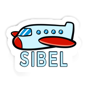 Sticker Airplane Sibel Image