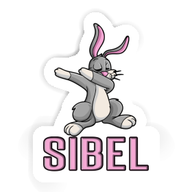 Dabbing Rabbit Sticker Sibel Image