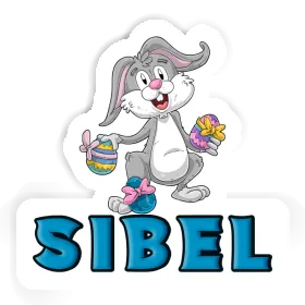 Easter Bunny Sticker Sibel Image