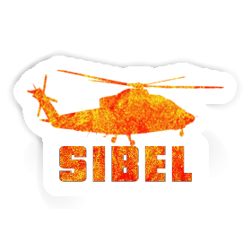 Sticker Helicopter Sibel Image