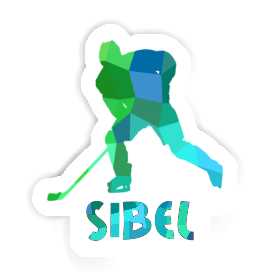 Sibel Sticker Hockey Player Image