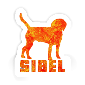 Autocollant Chien Sibel Image