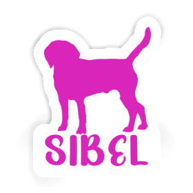 Sibel Autocollant Chien Image