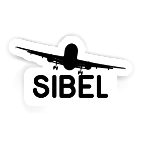 Airplane Sticker Sibel Image