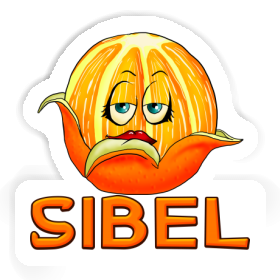 Orange Sticker Sibel Image