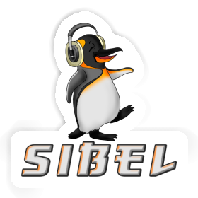 Sticker Music Penguin Sibel Image