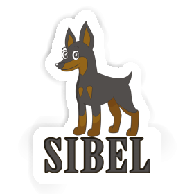 Sibel Autocollant Pinscher Image