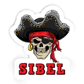 Pirate-Head Sticker Sibel Image