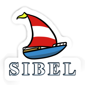 Sibel Sticker Sailboat Image