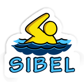 Sibel Sticker Swimmer Image