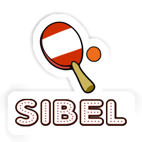 Table Tennis Racket Sticker Sibel Image