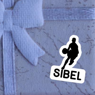 Basketball Player Sticker Sibel Laptop Image