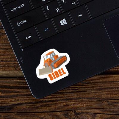 Sticker Excavator Sibel Laptop Image