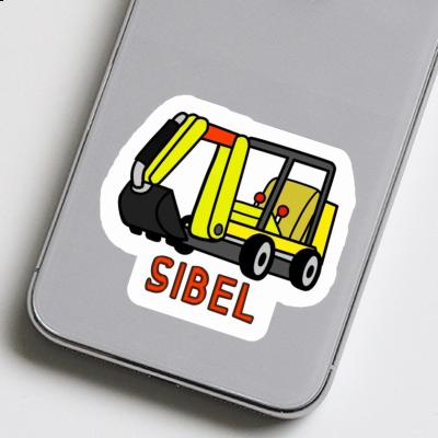 Autocollant Sibel Mini-pelle Notebook Image