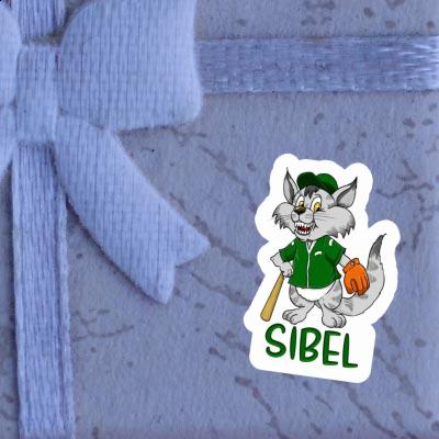 Sticker Sibel Baseball Cat Gift package Image