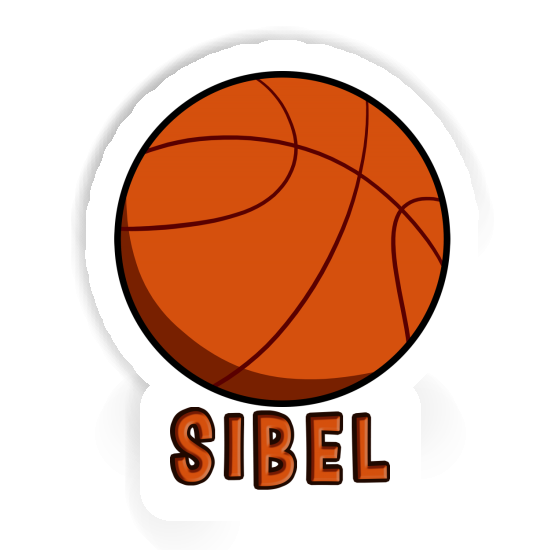 Basketball Sticker Sibel Notebook Image