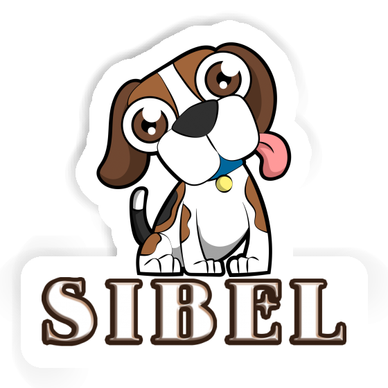 Beagle Autocollant Sibel Gift package Image