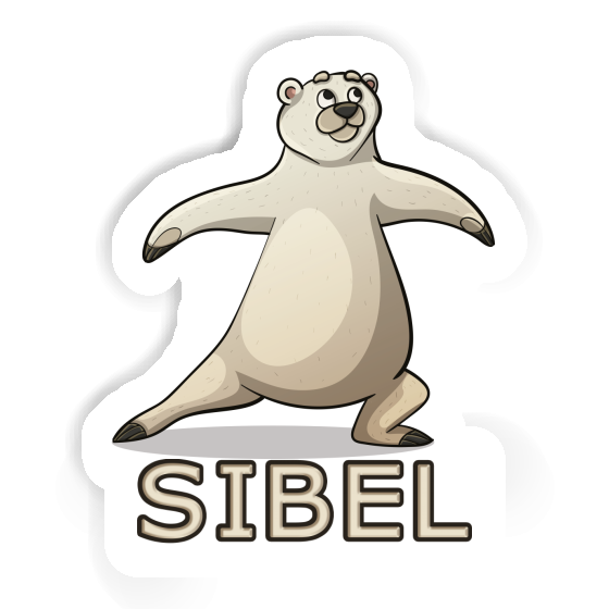 Yoga Bear Sticker Sibel Gift package Image