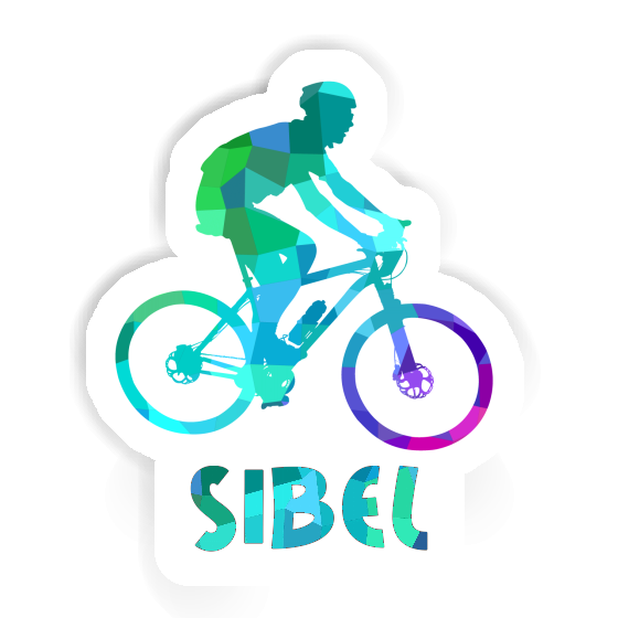 Sibel Sticker Biker Laptop Image