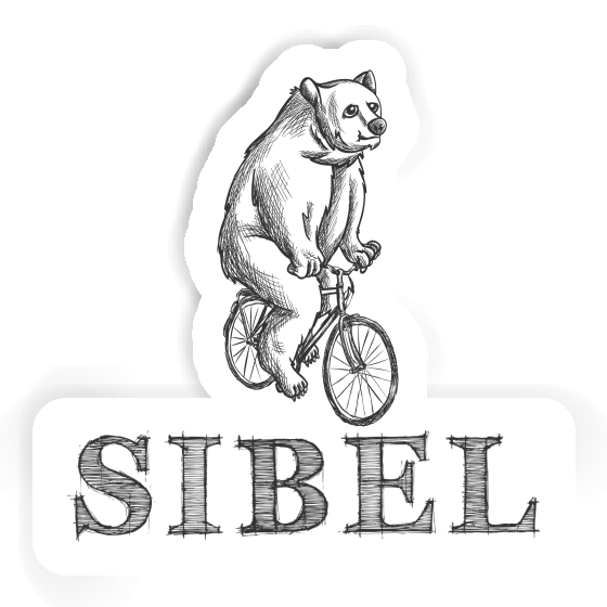 Bicycle rider Sticker Sibel Notebook Image