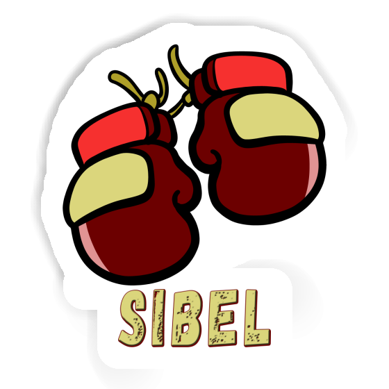 Boxing Glove Sticker Sibel Laptop Image