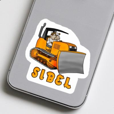 Bulldozer Sticker Sibel Laptop Image