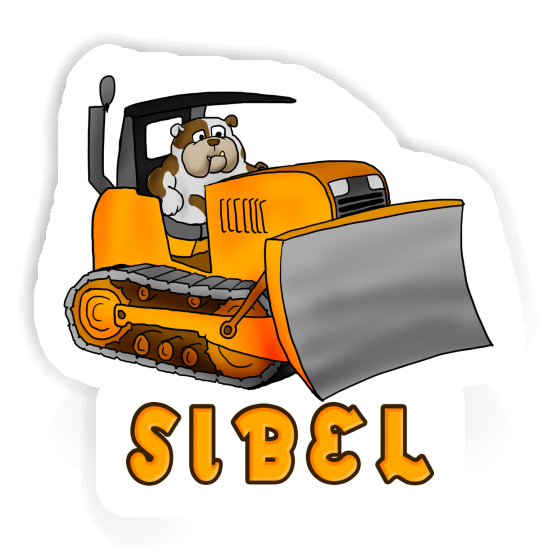 Bulldozer Sticker Sibel Notebook Image