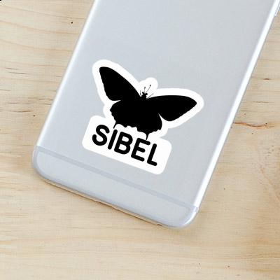 Butterfly Sticker Sibel Notebook Image