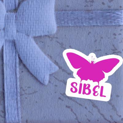 Sibel Autocollant Papillon Laptop Image