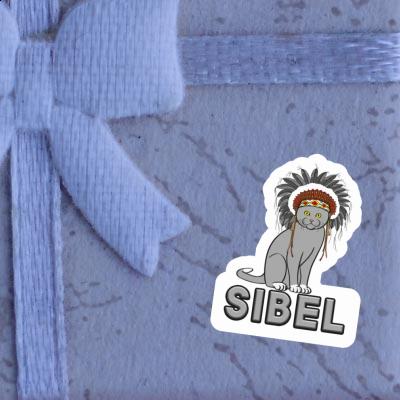 Sibel Sticker Cat Laptop Image