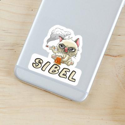 Sibel Sticker Bad Cat Laptop Image