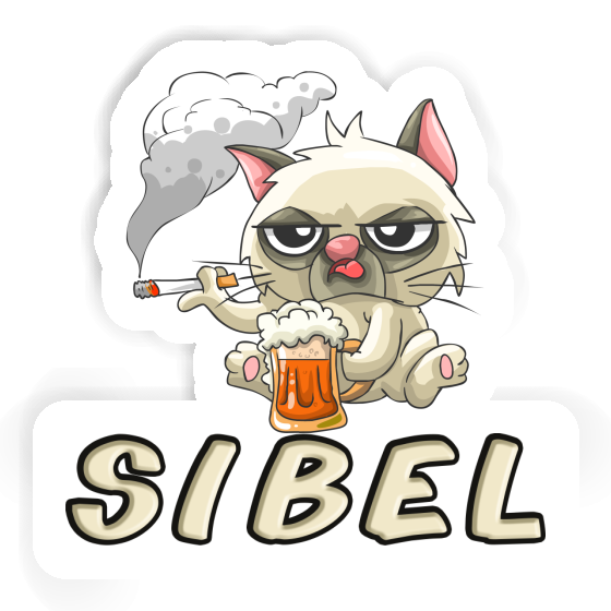 Sibel Sticker Bad Cat Image