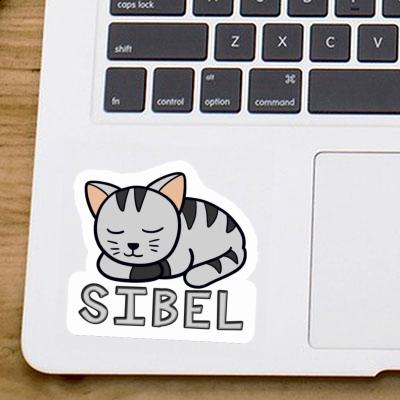 Sibel Autocollant Chat Laptop Image