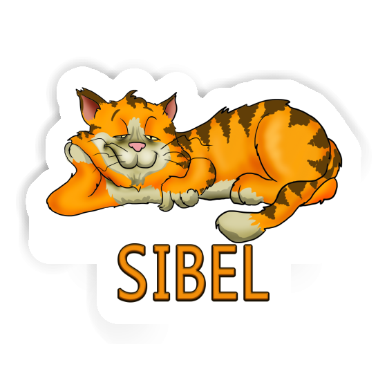 Cat Sticker Sibel Laptop Image