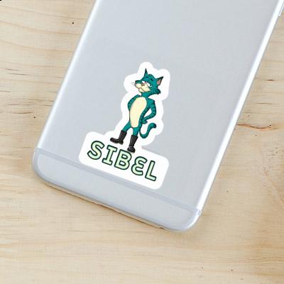 Sticker Sibel Katze Laptop Image