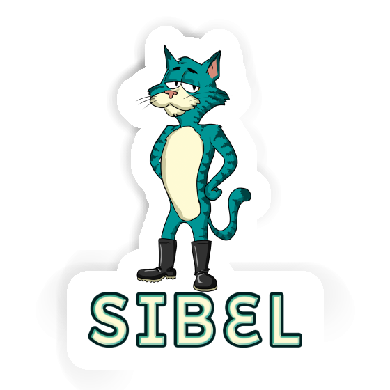 Sticker Cat Sibel Notebook Image