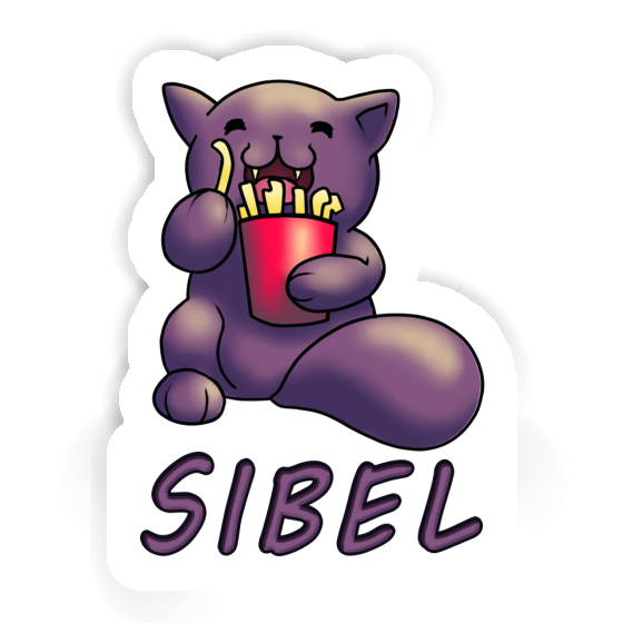 Sticker Sibel Cat Laptop Image