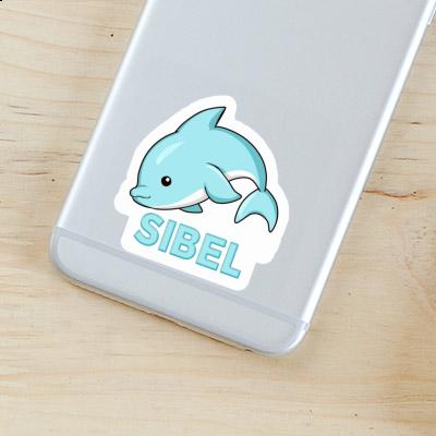 Sibel Sticker Dolphin Notebook Image